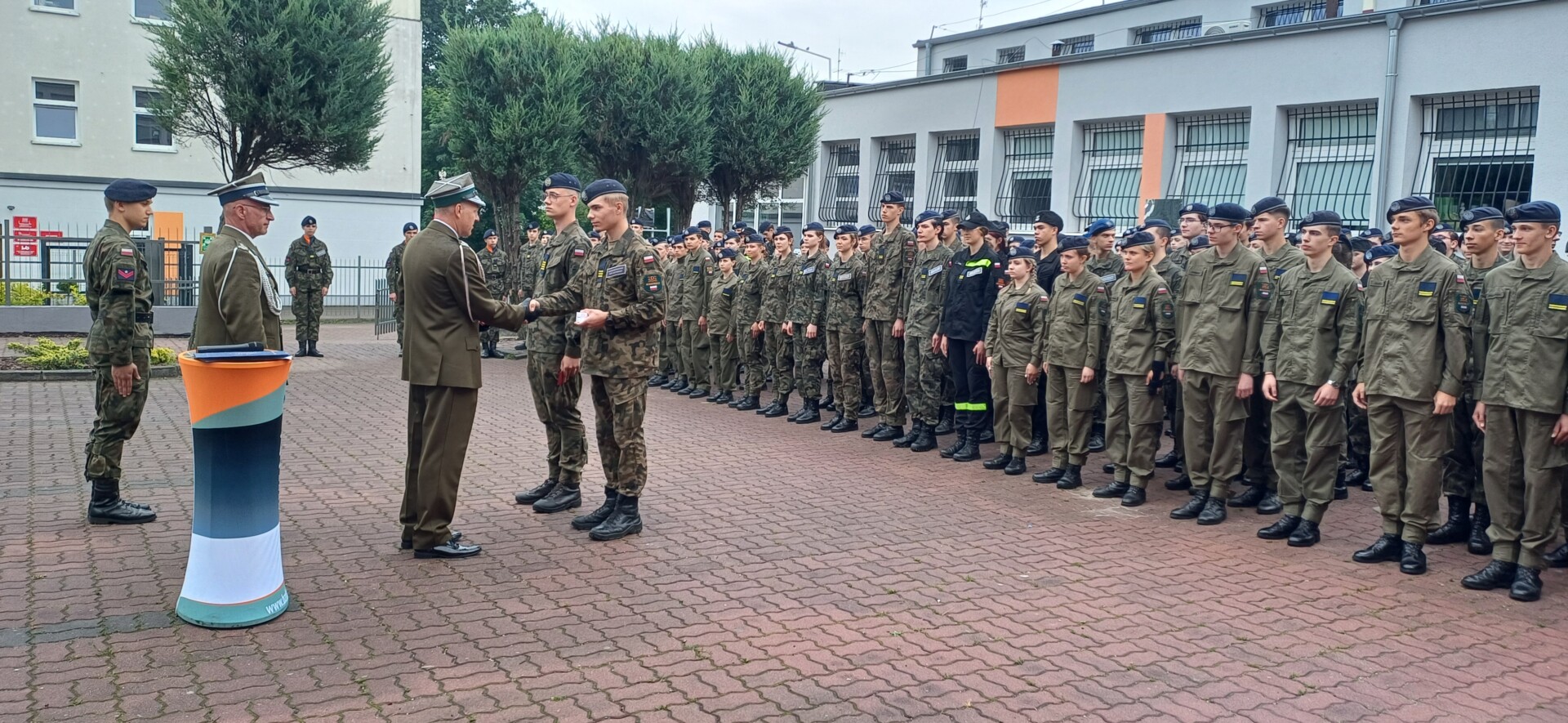 Apel- zakończenie edukacji mundurowej rok szk. 2023/2024