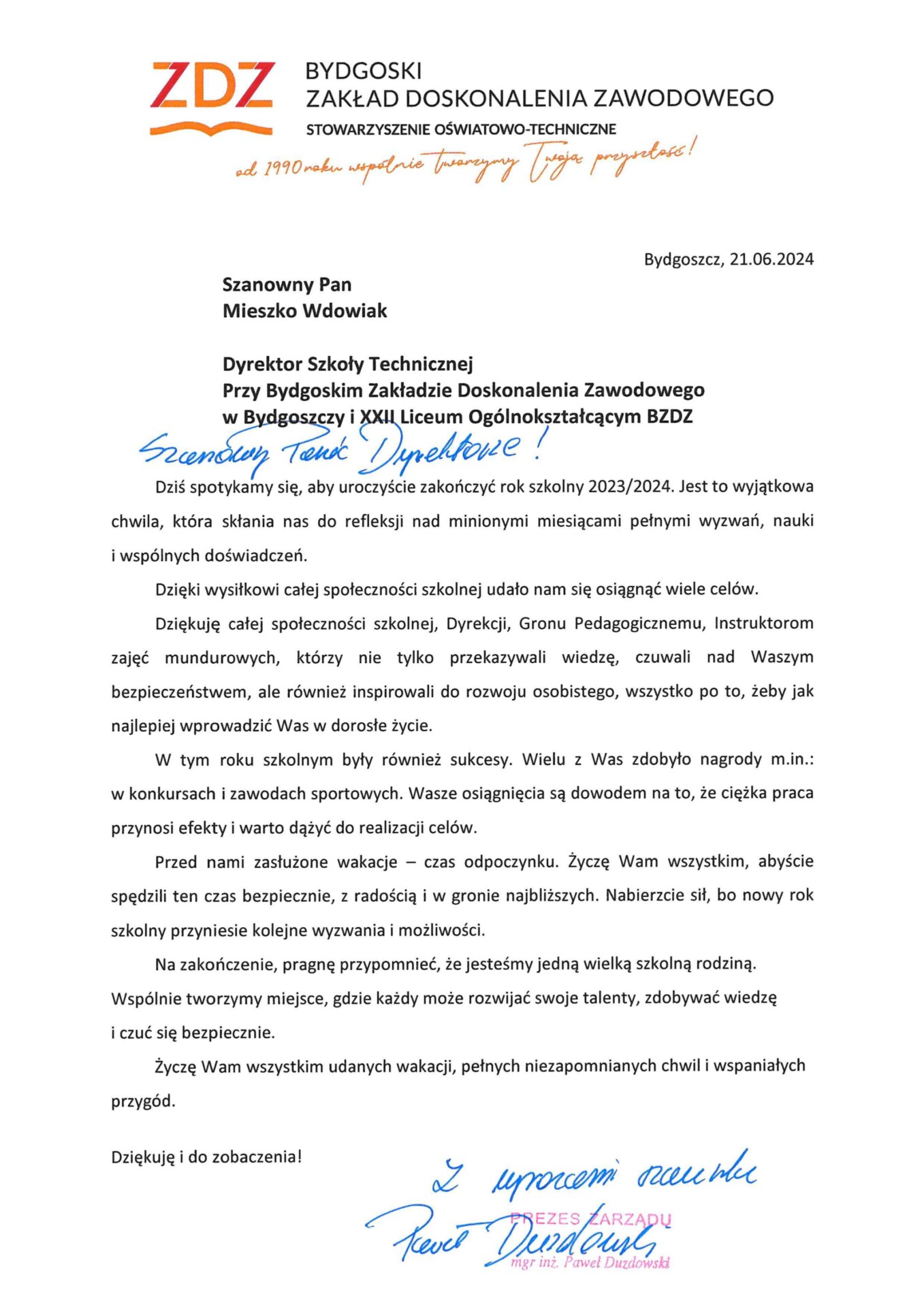 Podziękowania!