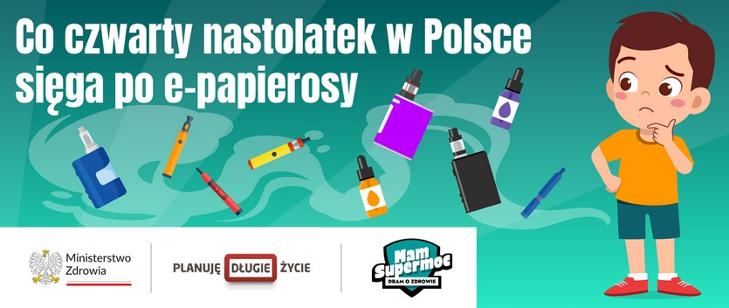 Informacja MEN I GIS na temat e-papierosów