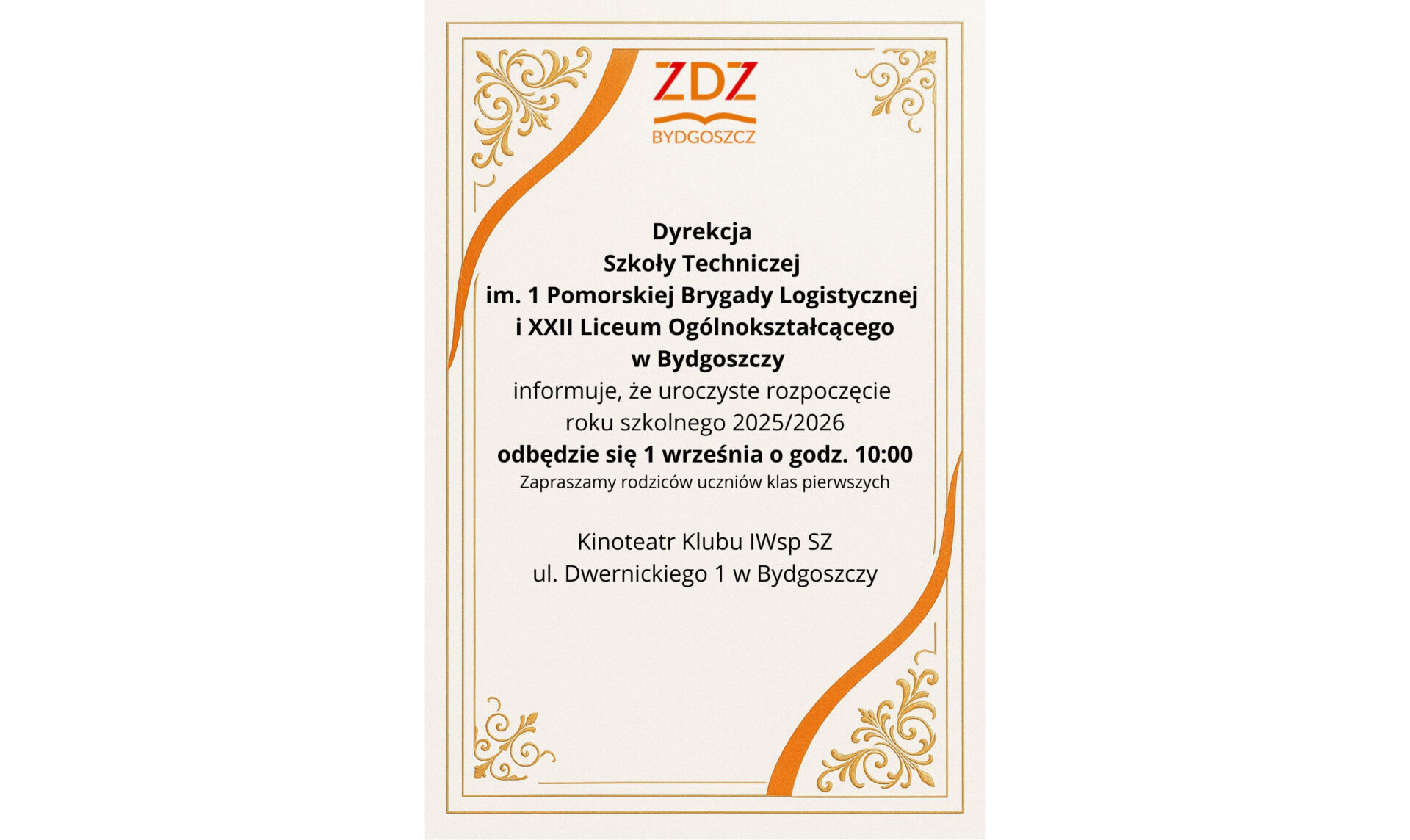 Inauguracja roku szkolnego 2025/26