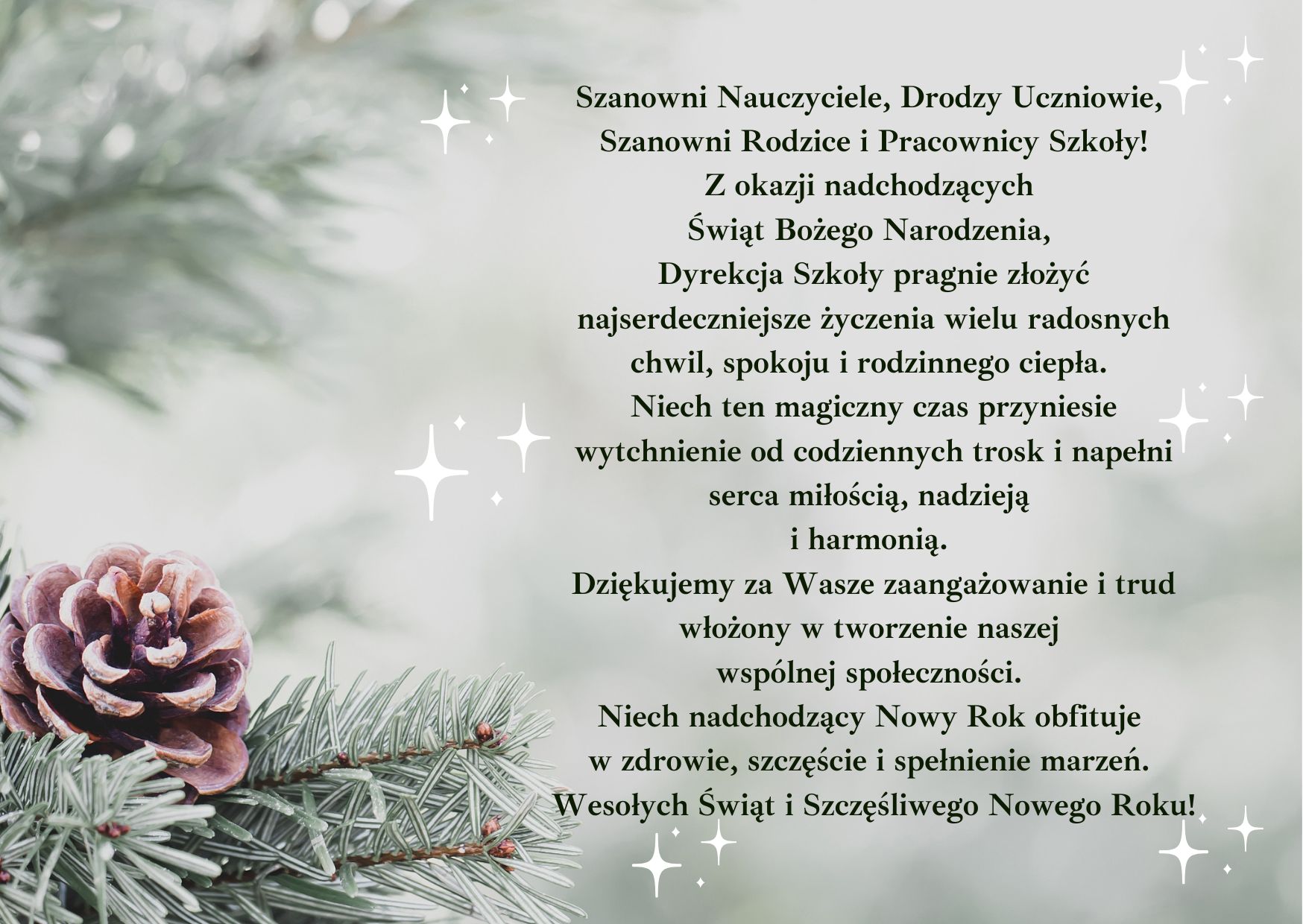 Życzenia świąteczne