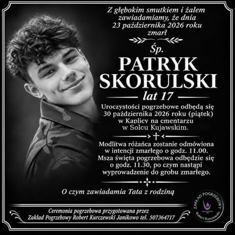 Uroczystości pogrzebowe Patryka